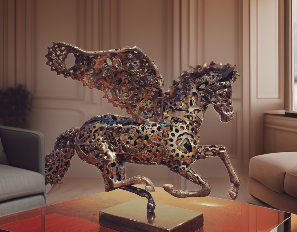 Picture of Metal Sculptured Horse